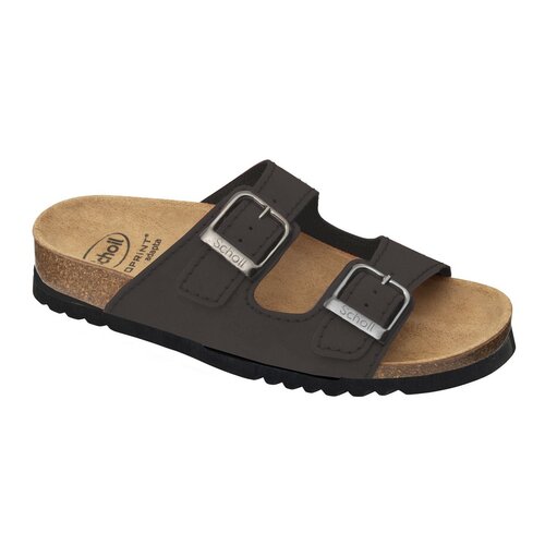 Scholl Pantofle Malaren Low tmavohnedá, veľ. 40