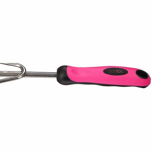 Cultivator manual Sixtol GARDEN PINK ONE, oțelinoxidabil , 28 cm