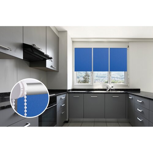 Roleta MINI Rainbow Line modra , 97 x 150 cm