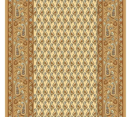 Chodnik dywanowy Malaga beżowy, 70 x 100 cm