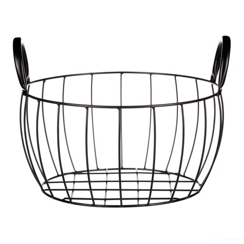 Dekorativni kovinski koš Vardar, 27 x 14 x 27 cm