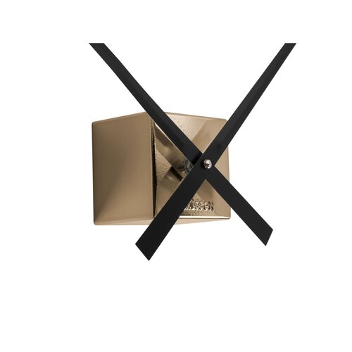 Karlsson KA5974GD designerski zegar ściennysamoprzylepny złoty, średnica  80 cm