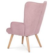 Fotoliu cu taburet PINK2, roz