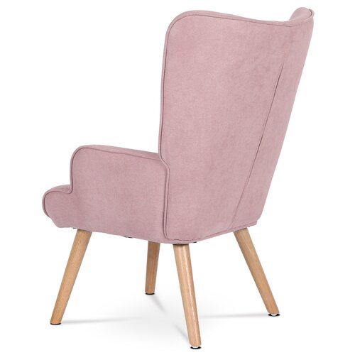 Fotoliu cu taburet PINK2, roz
