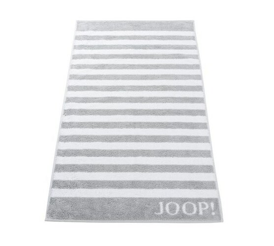 Osuška Stripes JOOP!, 80 x 150 cm, strieborná