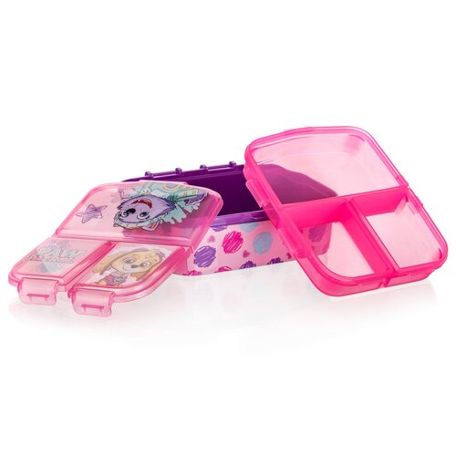Vetro-plus Box snackdoboz, osztott PATROLA Girl17,5 x 13 cm