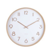 Karlsson 5757WH stylowy zegar ścienny, śr. 40 cm