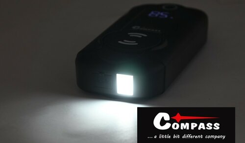 Compass Powerbanka s funkcí JUMP STARTER 8.000mAh1000A s Qi bezdrátovým nabíjením