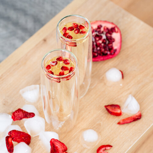 4Home Sekt-Thermogläser Hot&Cool 150 ml, 2 Stück