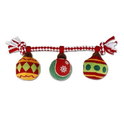 GiGwi art. 8607 Frânghie de Crăciun cu bile