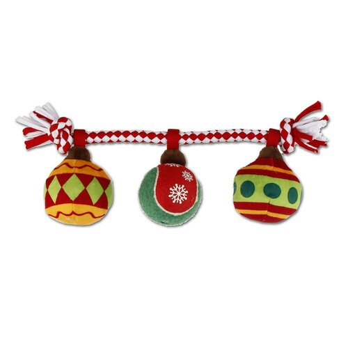 GiGwi Art. 8607 Weihnachtsseil mit Kugeln