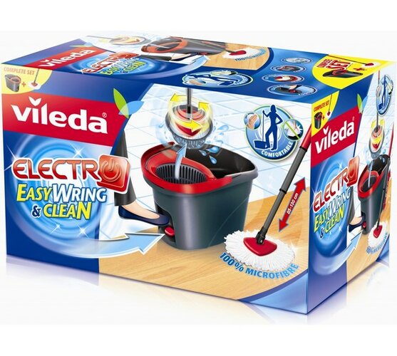 Vileda Electro Easy Wring and Clean mop set
