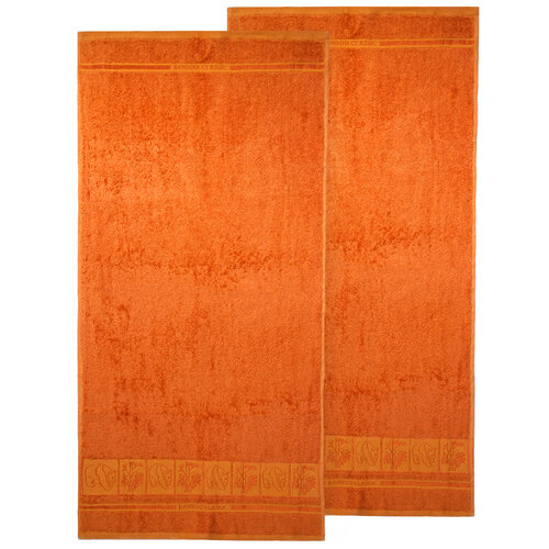 4Home Uterák Bamboo Premium oranžová, 50 x 100 cm, sada 2 ks