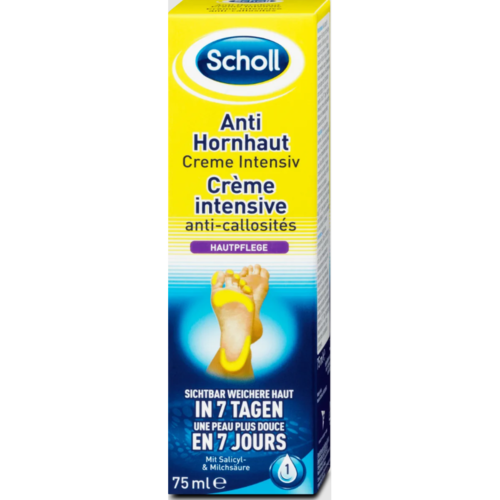 Scholl Krém na změkčení ztvrdlé kůže na nohou, 75 ml