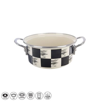 Orion emajlirana ponev Šachovnice Lem, 1,6 l,premer 18 cm