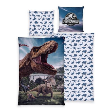 Herding Pamut ágynemű Jurassic World, 135 x 200 cm, 80 x 80 cm