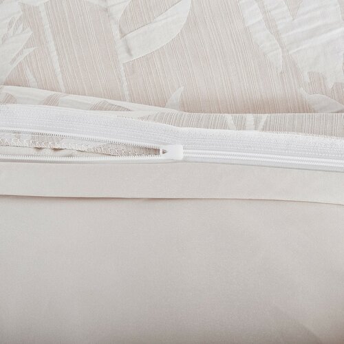 Pościel żakardowa Alabama beżowy, 140 x 200 cm, 70 x 90 cm