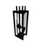 Set de unelte pentru șemineu 60 cm, 4 piese, cusuport, negru, metal