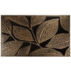 Gumová rohožka Listy, 40 x 60 cm