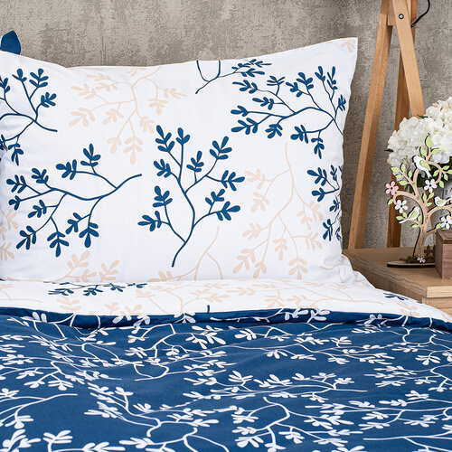 Lenjerie de pat din bumbac 4Home Harmony albastru,140 x 200 cm, 70 x 90 cm