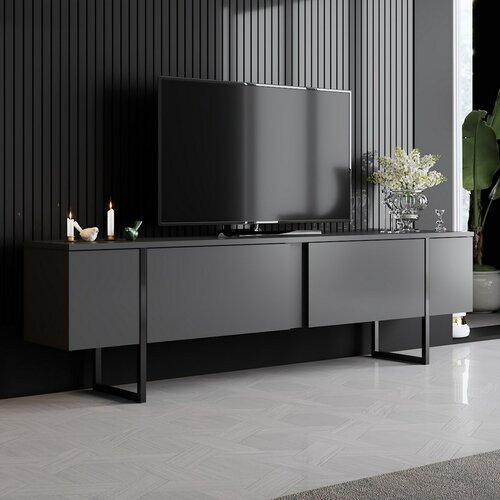 Măsuță TV Luxe Anthracite and Black