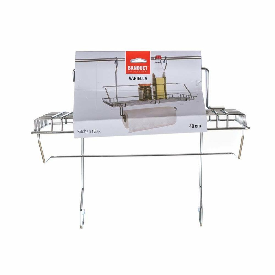 Banquet VARIELLA függő polc törlőkendő tartóval, 40 cm termék 2. képe