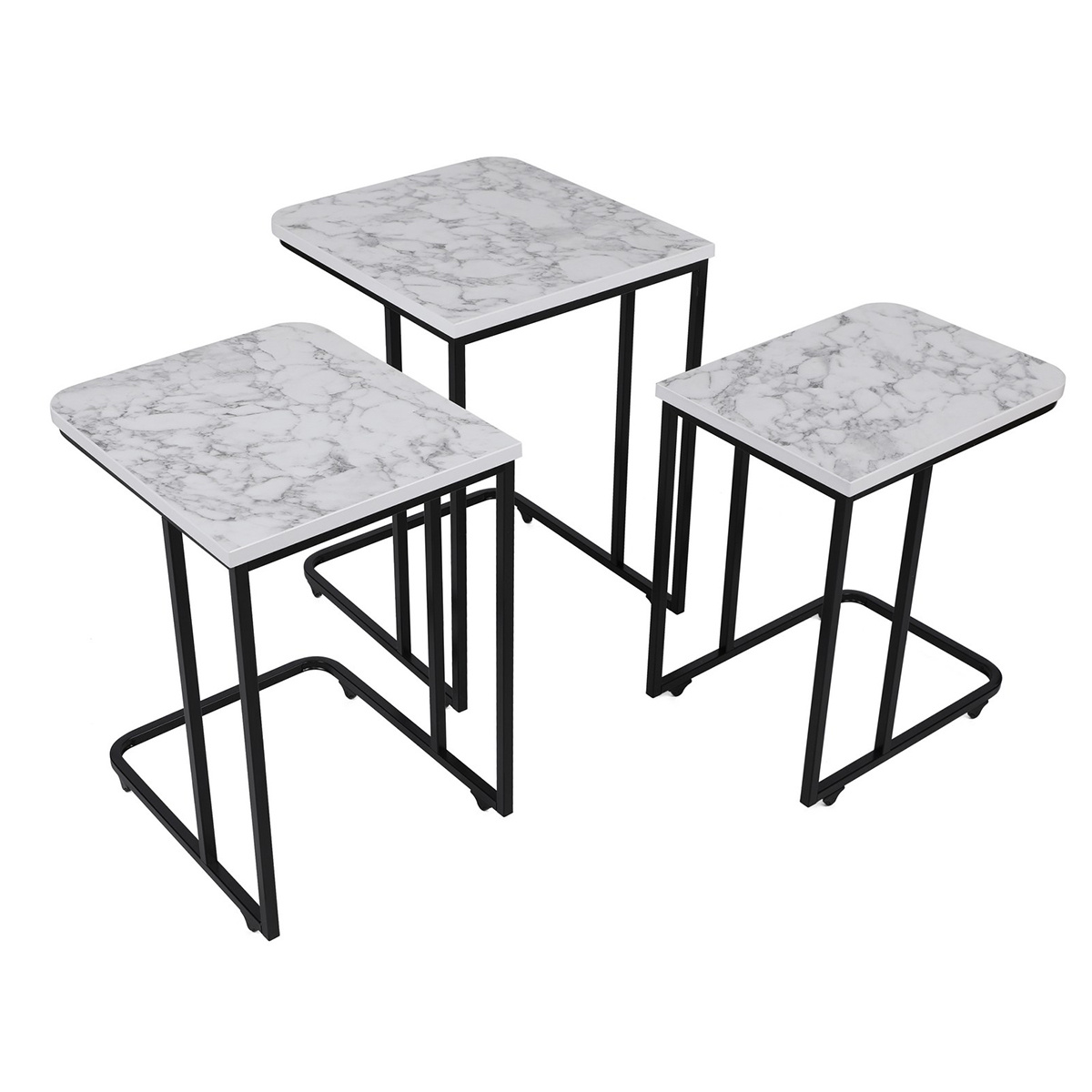 Odkládací stolek Metal Zigon, 3 ks - thumb (2)