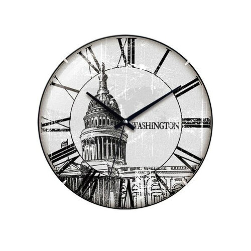 Nástěnné hodiny Washington 31 cm