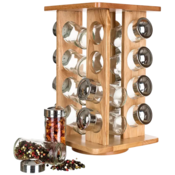Banquet Набір ємностей для спецій BRILLANTE з 16 предметів, 16,5 x 16,5 x 30,3 см
