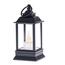 Lampáš s LED sviečkou Cremona čierna, 6 x 13 cm