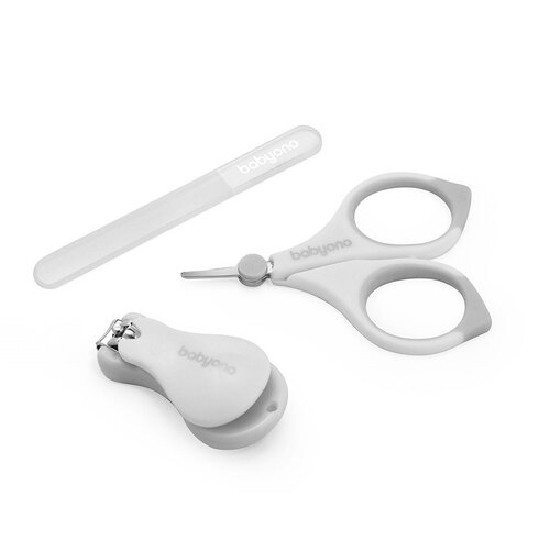 Baby Ono Nagelpflegeset Weiß, 3 Teile