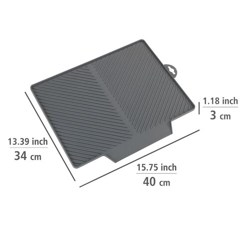 Wenko Abtropfmatte Nelia Maxi, 40 × 35 cm