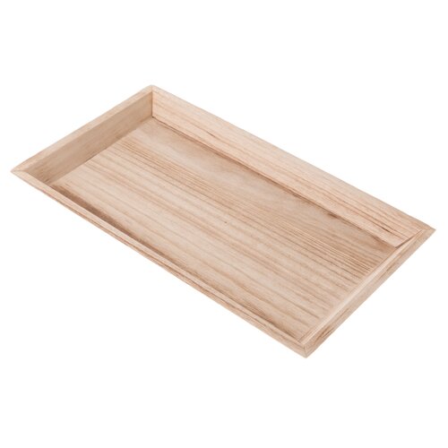 Holztablett Natur natürlich, 33 x 3,5 x 15 cm