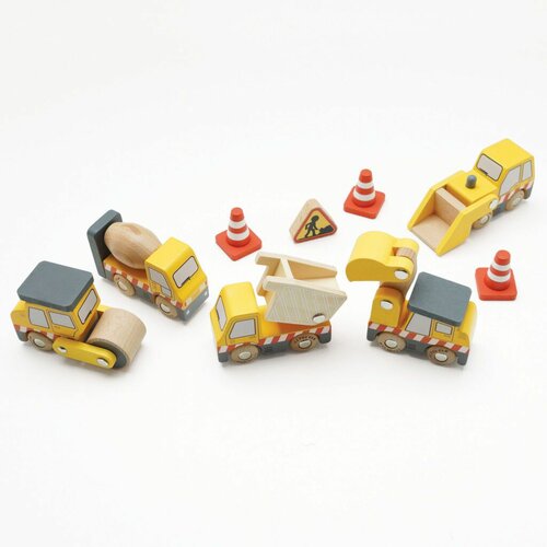 Le Toy Van Set stavebných strojov