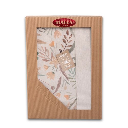 Постільна білизна з суміші бавовни та льону Louka, 160 x 200 см, 2 шт. 70 x 80 см