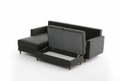Sofa narożna Eva Left Anthracite