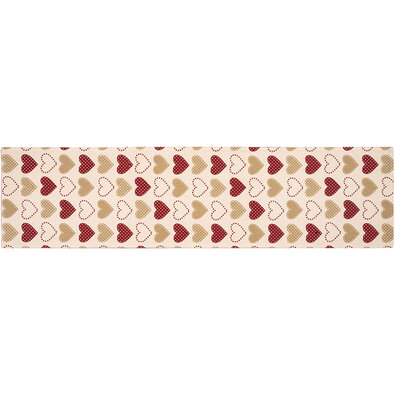 Home Elements Tekač Srčni motiv, 33 x 130 cm