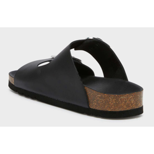 Papuci Scholl Pauleen, negru, mărimea 39