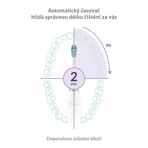 TrueLife Sonická zubná kefka SonicBrush Clean30, biela