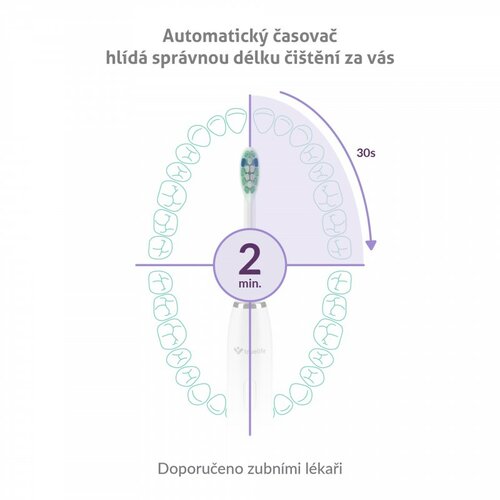 TrueLife Sonický zubní kartáček SonicBrush Clean30, bílá