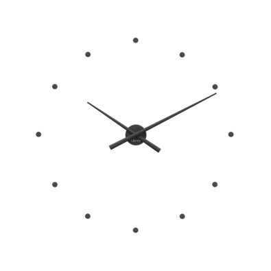 Zegar ścienny Lavvu 3D LCT1021 czarny, śr. 73 cm