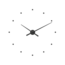 Nástěnné hodiny Lavvu 3D LCT1021 černá, pr. 73 cm
