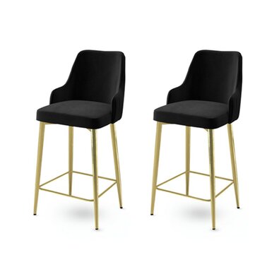 Enox Black and Gold bárszék szett, 2 db