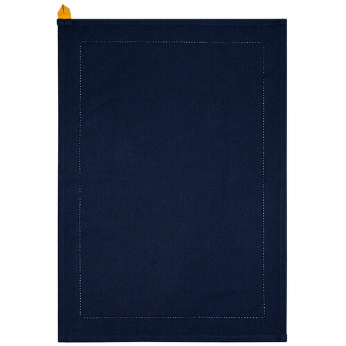 Рушник Heda темно-синій / жовтий, 50 x 70 см,набір з 2 шт.