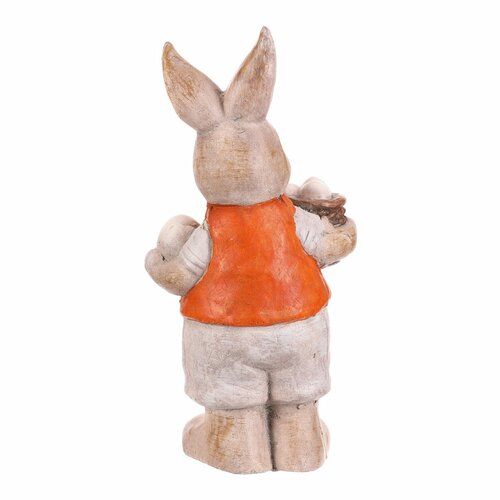 Gartendekoration Kaninchen Ei, 21 x 15 x 42 cm