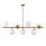 Lampa wisząca Fazli - 10535, biała/złota