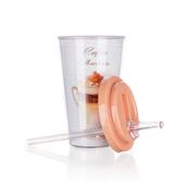 Cană de călătorie Banquet cu perete dublu COFFEE0,5 l , Cafea macchiato