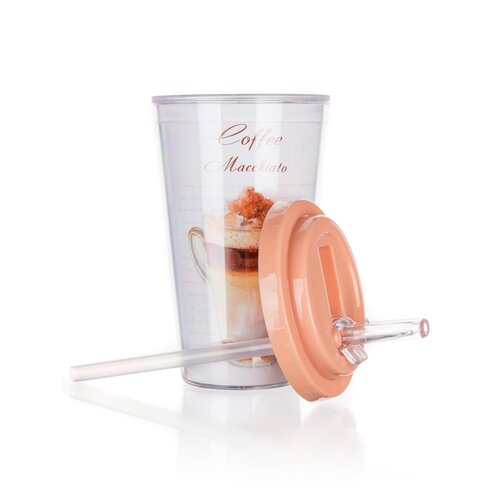 Banquet Potovalni lonček z dvojno steno COFFEE 0,5l , kava macchiato