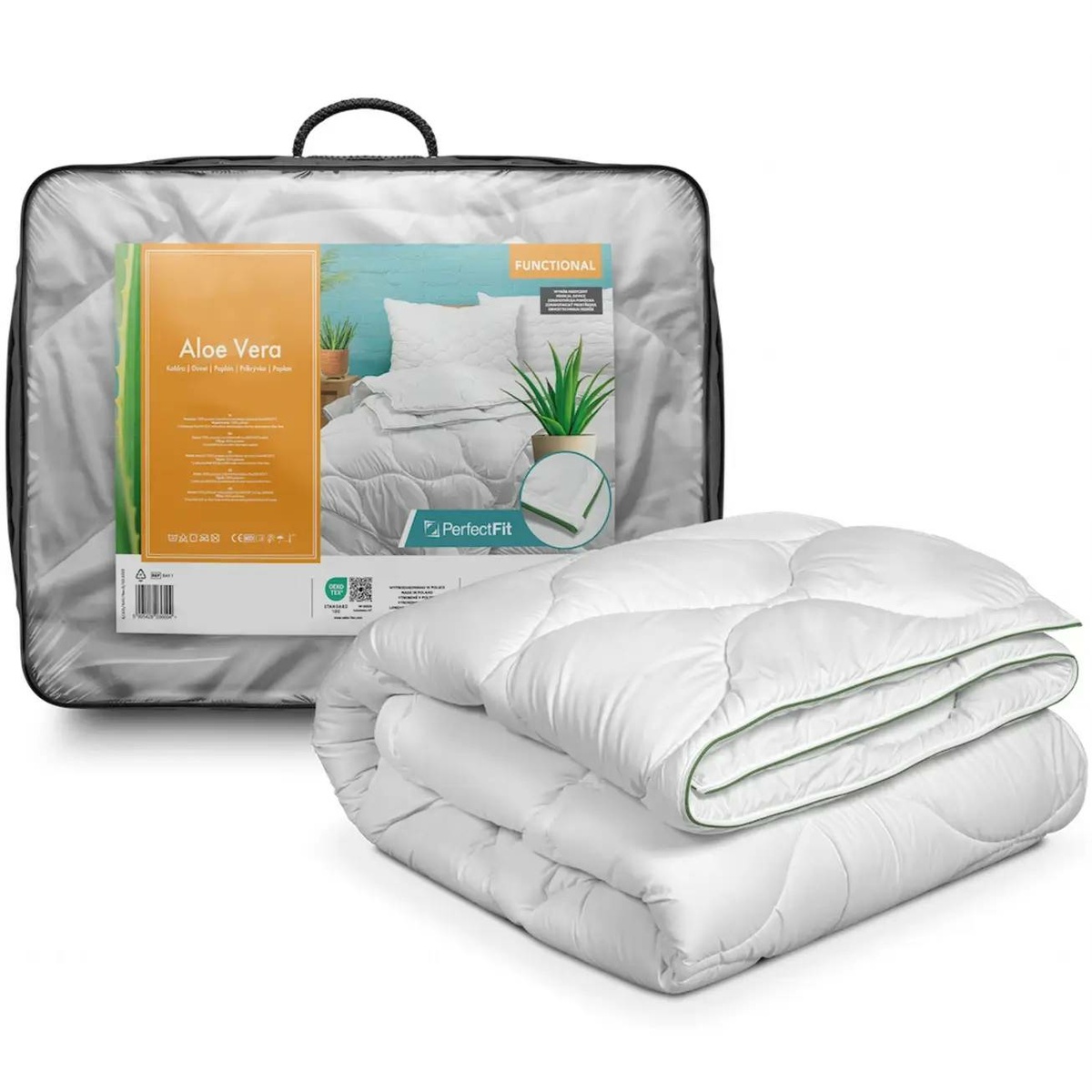 John Cotton Prikrývka Aloe Vera, 140 x 200 cm