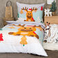 4Home Baumwollbettwäsche Christmas reindeer, 140 x 200 cm, 70 x 90 cm